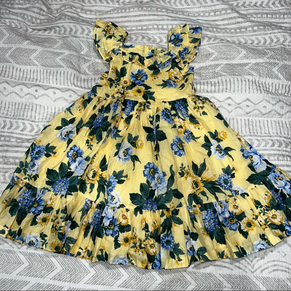 Floral Dress w Matching Hat 🌼